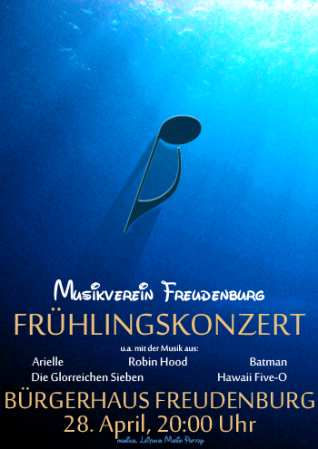 Plakat Frühlingskonzert Freudenburg 2012